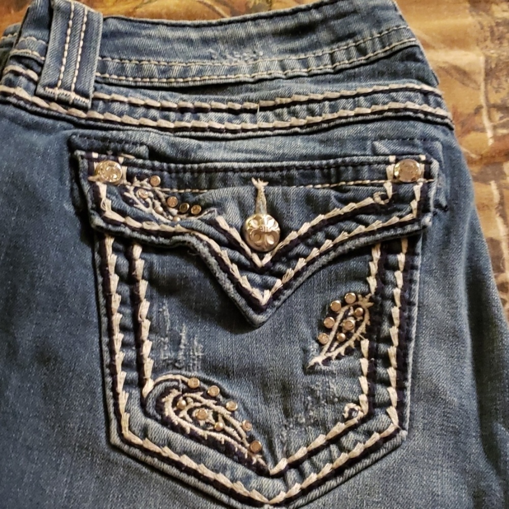 Miss me embellished pockets